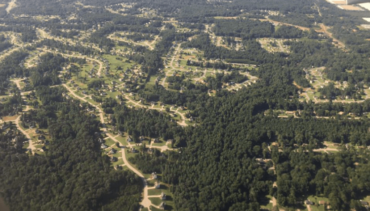 Aerial view, Georgia